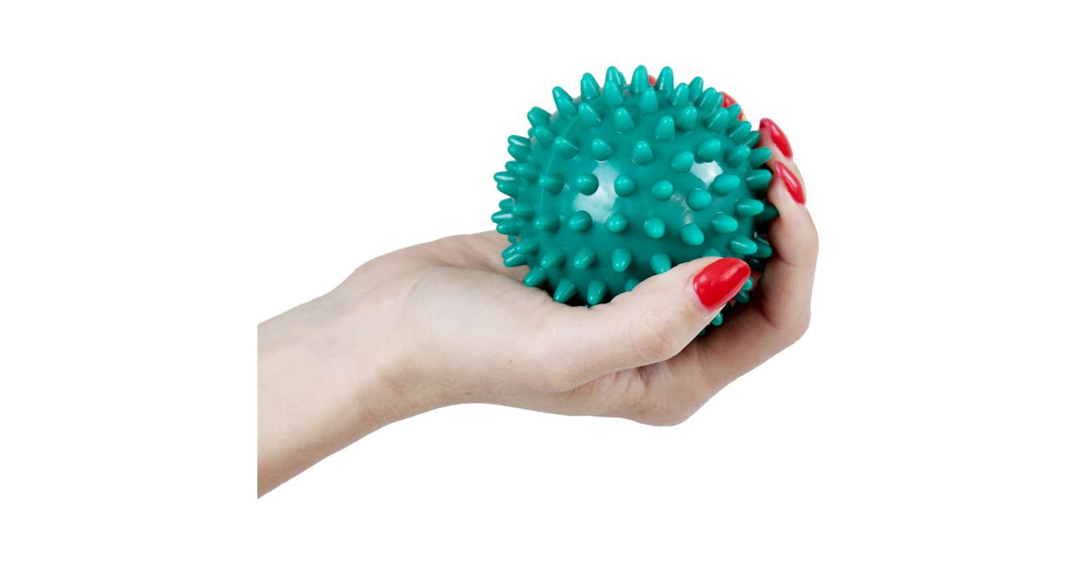 Tüskés masszírozó labda 7,5 cm Aktivsport - Kéz- és lábterápia