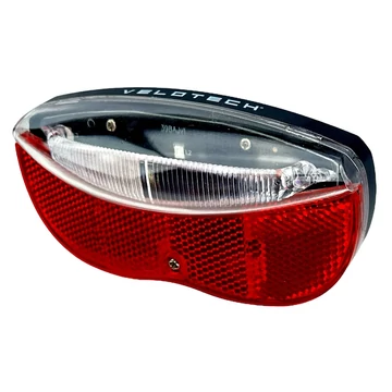 Kerékpár lámpa hátsó 3 LED elemes