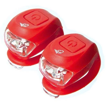 Lámpa Velotech 2LED villogó piros