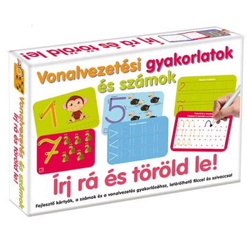 Írj rá és töröld le Vonalvezetési gyakorlatok és számok