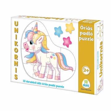 Óriás padló puzzle unikornis