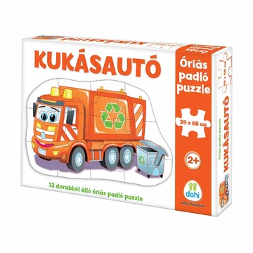 Óriás padló puzzle kukásautó
