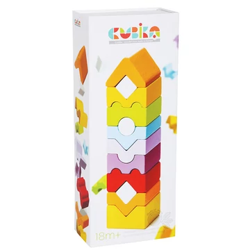 Cubika Fa toronyépítő 12 db-os