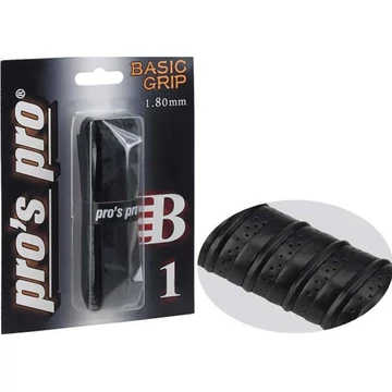 Teniszütő grip Pro's Pro Basic B 1 fekete