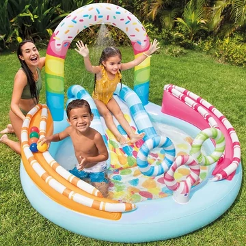 Felfújható gyerekmedence Intex Candy Fun 170x168x122 cm