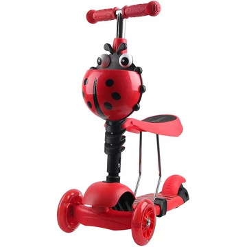 Háromkerekű roller katicás