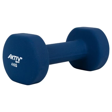 Súlyzó neoprén Aktivsport 4 kg kék