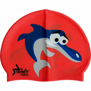 Úszósapka Swimfit delfines piros