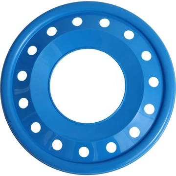 Frizbi 24 cm lyukas kék