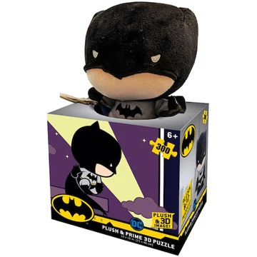 3D puzzle Prime 3D Batman 300 darabos plüss játékkal