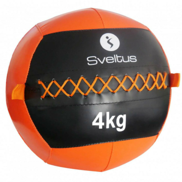 Wall Ball Sveltus 4 kg fekete-narancs