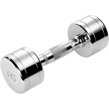 Krómozott kézisúlyzó 4 kg Trendy
