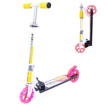Összecsukható roller WORKER Cirky világító kerekekkel [sárga]