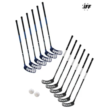 Floorball készlet Pearl 96/108 cm IFF 2x6 ütő