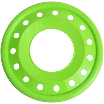 Frizbi 24 cm lyukas zöld