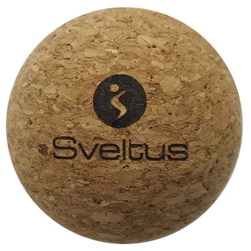 Masszírozó labda parafa Sveltus 6,5 cm