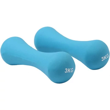 Körteformájú neoprén súlyzó 2 x 3 kg