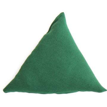 Babzsák zöld háromszög