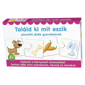 Párosító játék Találd ki mit eszik