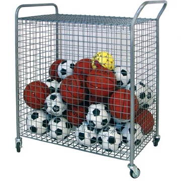 Labdatartó kocsi, 100x62x100 cm kerekes, zárható Labdatartó kocsi, 100x62x100 cm kerekes, zárható