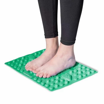 Talpmasszírozó szőnyeg inSPORTline Tilsipur 39x29 cm [zöld]