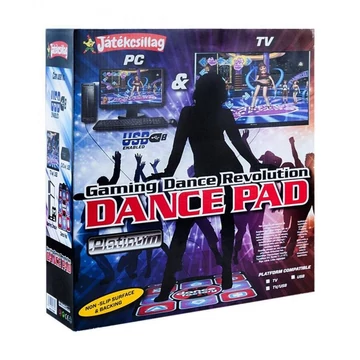Dance Revolution táncszőnyeg PC-re és TV-re csatlakoztatható