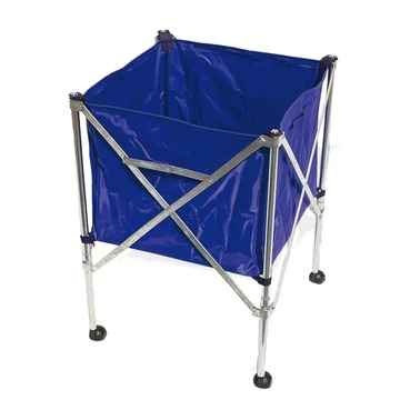 Labdatartó kocsi, összecsukható felül nyitott, 80 x 80 x 80 cm Labdatartó kocsi, összecsukható felül nyitott, 80 x 80 x 80 cm