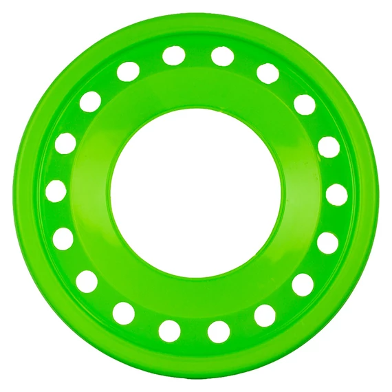 Frizbi 28,5 cm lyukas zöld