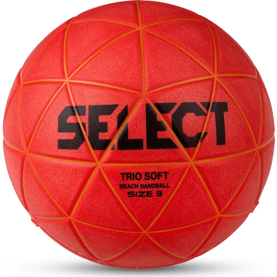 Strandkézilabda Select Trio Soft piros méret: 3