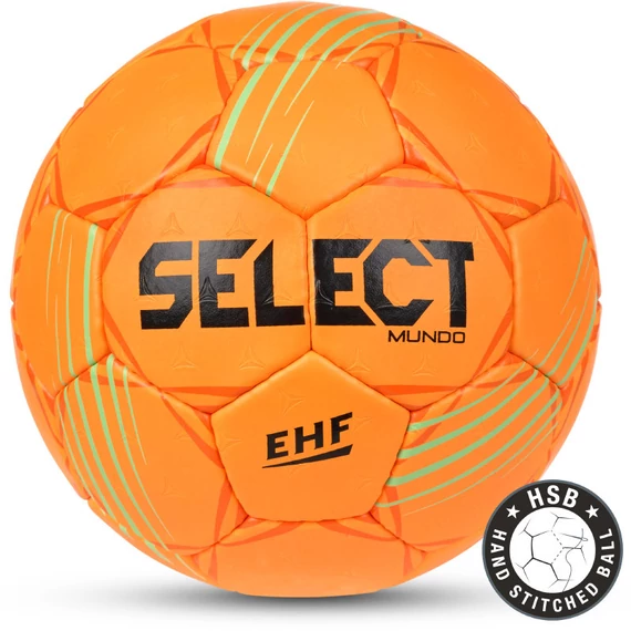 Kézilabda Select Mundo 2022 narancssárga méret: 0