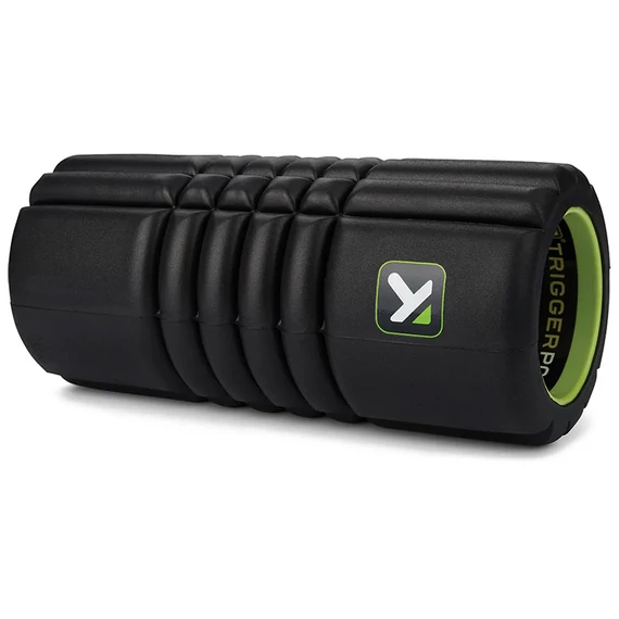 Masszázshenger TriggerPoint Grid Travel Foam Roller utazáshoz 25x10cm fekete
