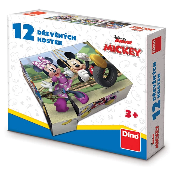 Fa mesekocka 12 db Mickey és Minnie