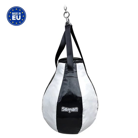 Boxzsák Saman bogyó 62x52x52 cm fekete-fehér