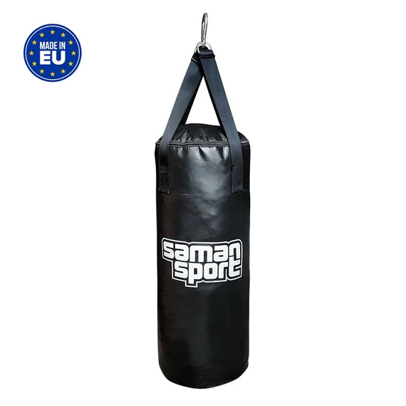 Boxzsák Samansport Junior műbőr 80x30 cm fekete