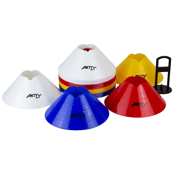 Tányérbója szett Aktivsport 10 cm 40 db