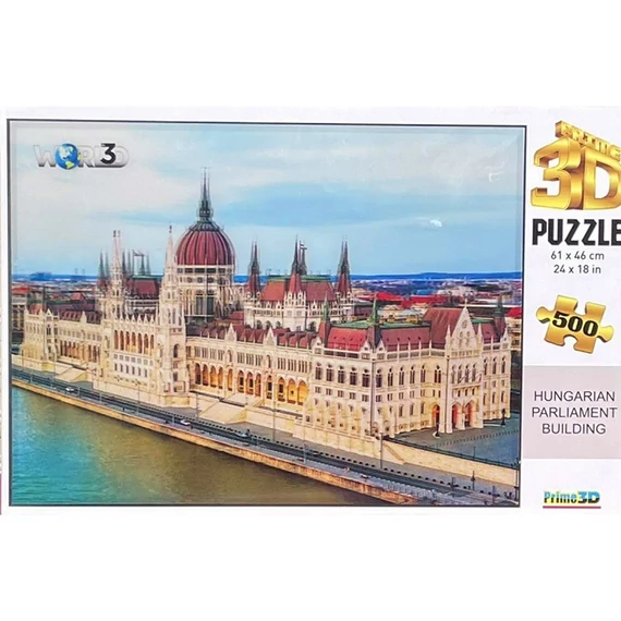 3D puzzle Prime 3D Magyar parlament 500 darabos