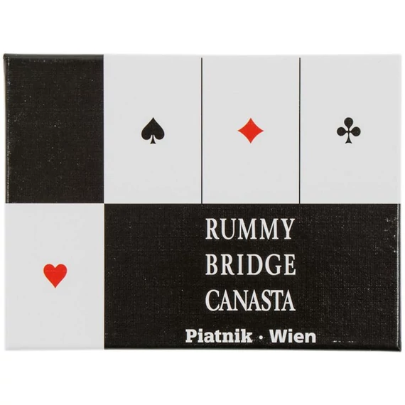 Bécsi standard 2 x 55 lapos römikártya Piatnik