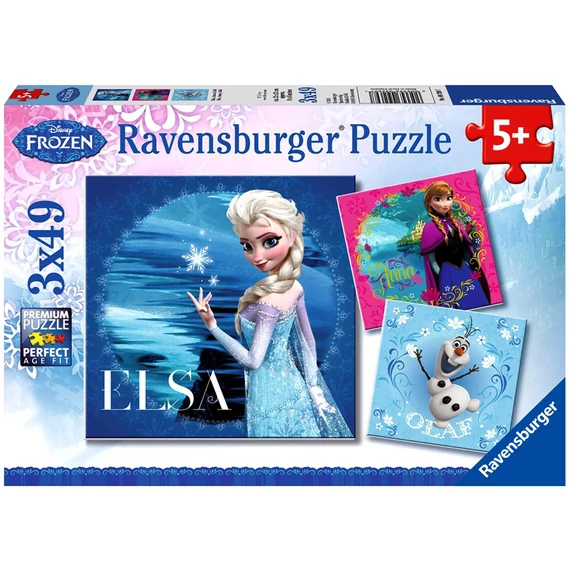 Puzzle 3x49 db - Jégvarázs Ravensburger