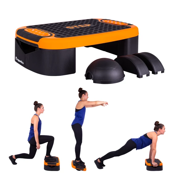 Multifunkciós Aerobic step lépcső inSPORTline Multifun