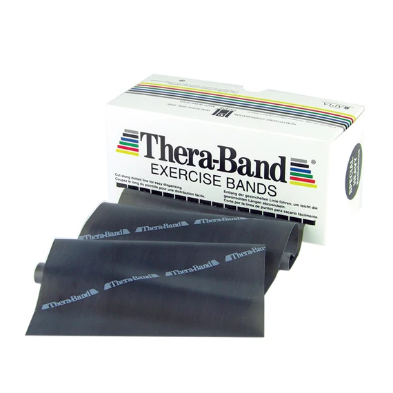 Gumiszalag Thera-Band fekete 5,5 m szuper erős