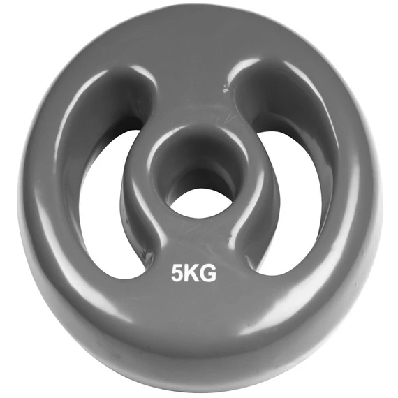Súlyzótárcsa Trendy 5 kg szürke