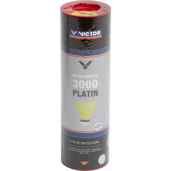 Tollaslabda Victor 3000 Platin piros csík, sárga szoknya