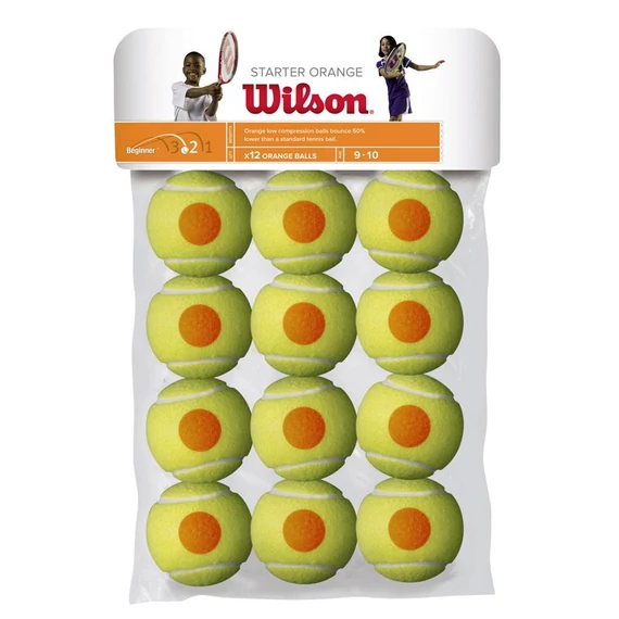 Teniszlabda Wilson Starter narancssárga 12 db