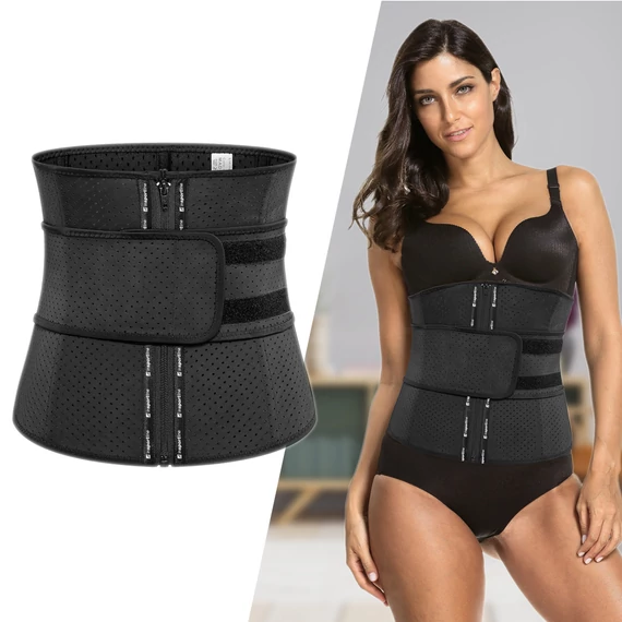 Fitness fűző inSPORTline Corwaist [fekete]