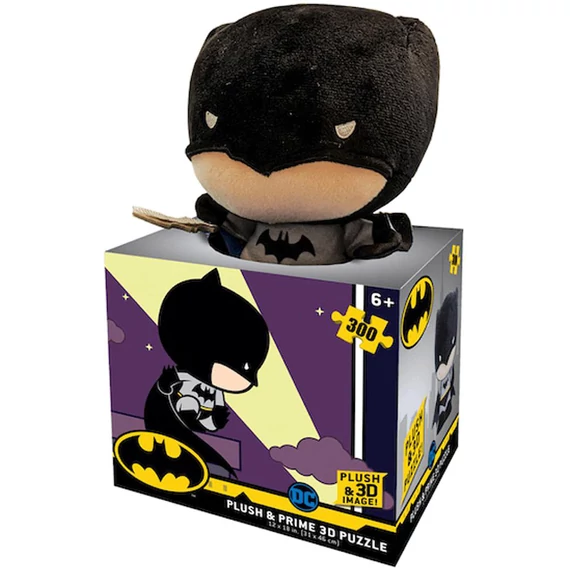 3D puzzle Prime 3D Batman 300 darabos plüss játékkal