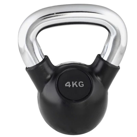 Kettlebell Trendy fekete-króm 4 kg