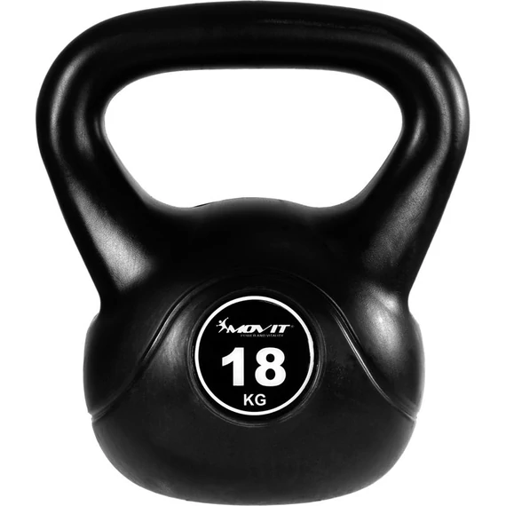 Kettlebell MOVIT 18 kg fekete