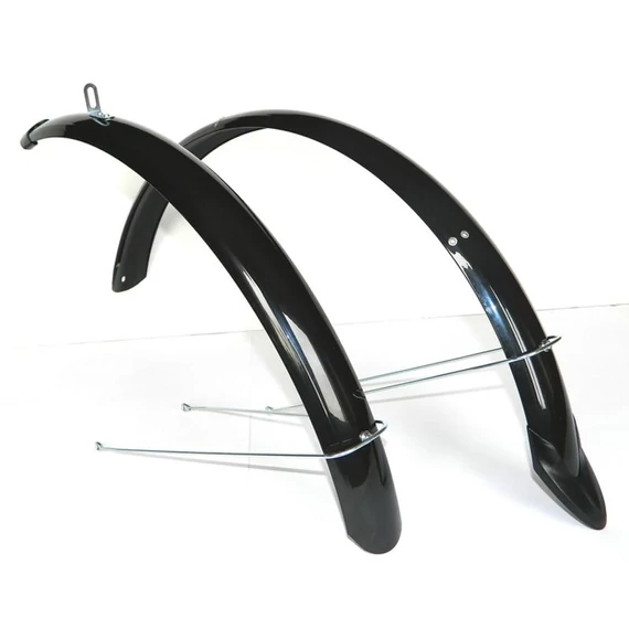 Kerékpár sárvédő Velotech 26 col 58 mm fekete