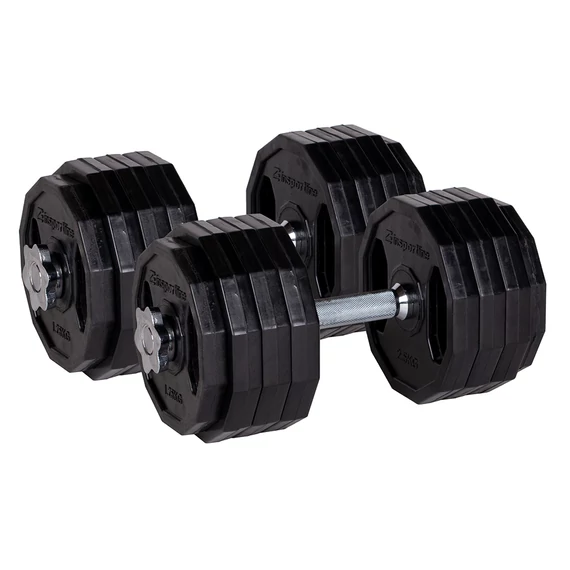 Egykezes súlyzó szett inSPORTline Ruberton 2x20 kg