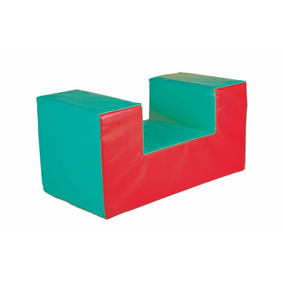 Lakkozott műbőr szivacs Amaya kocka alagút